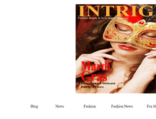 Tablet Screenshot of intriguemagazine.com